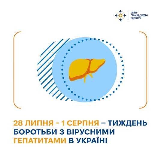 28 липня — Всесвітній день боротьби з вірусними гепатитами (ВГ)